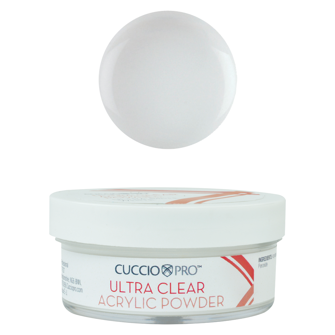 Ultra Clear Acrylic Powder - Ultra Bright White
