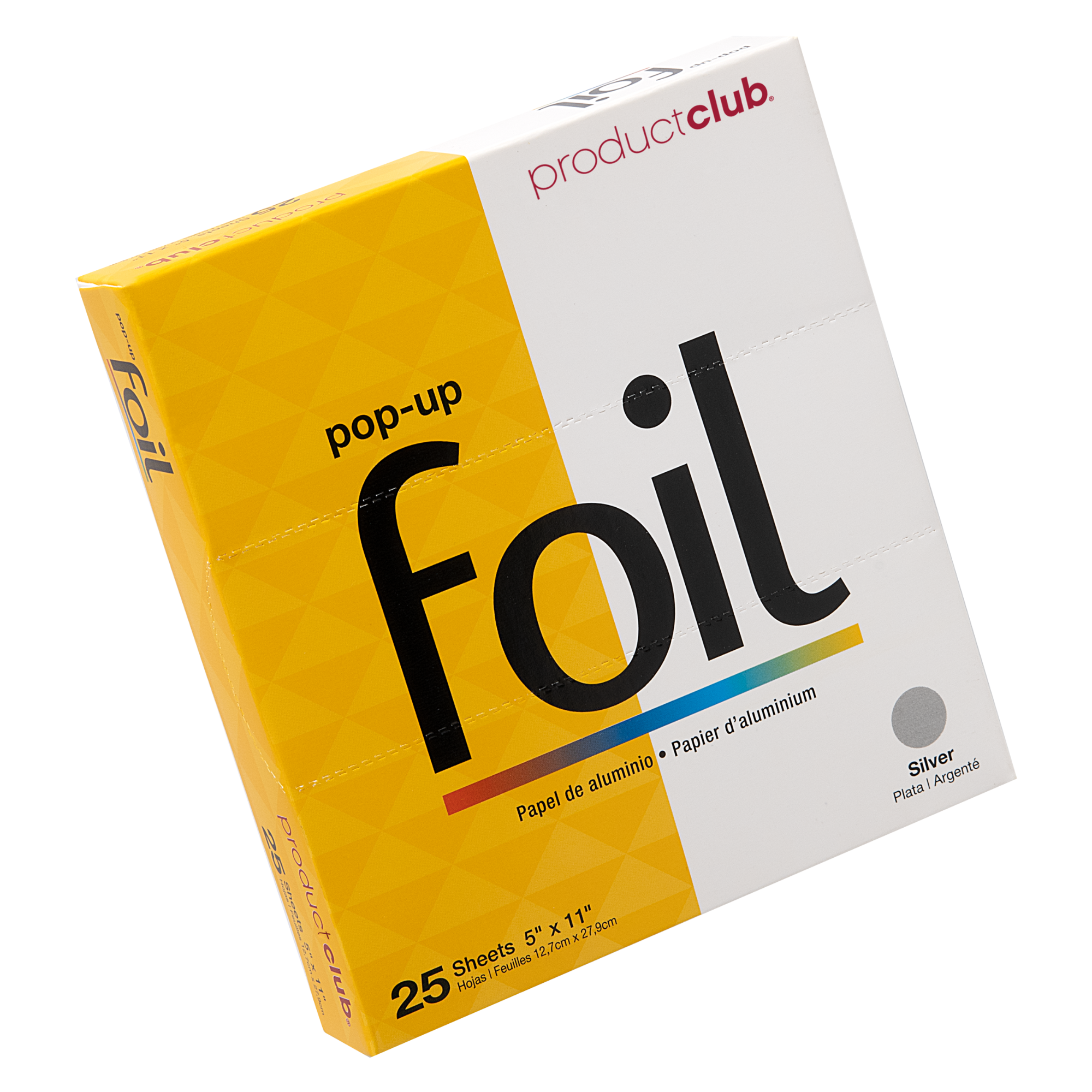 5" x 11" Pop-Up Foil - 25 ct. Silver