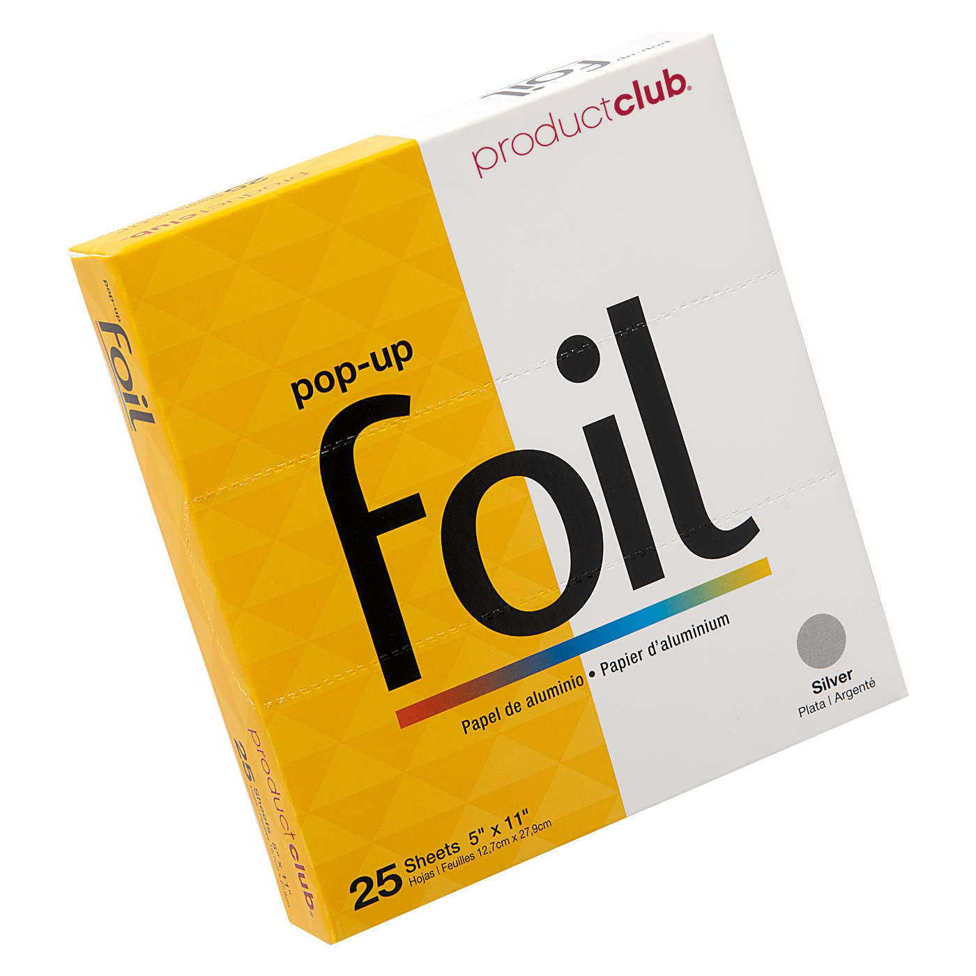 5" x 11" Pop-Up Foil - 25 ct. Silver