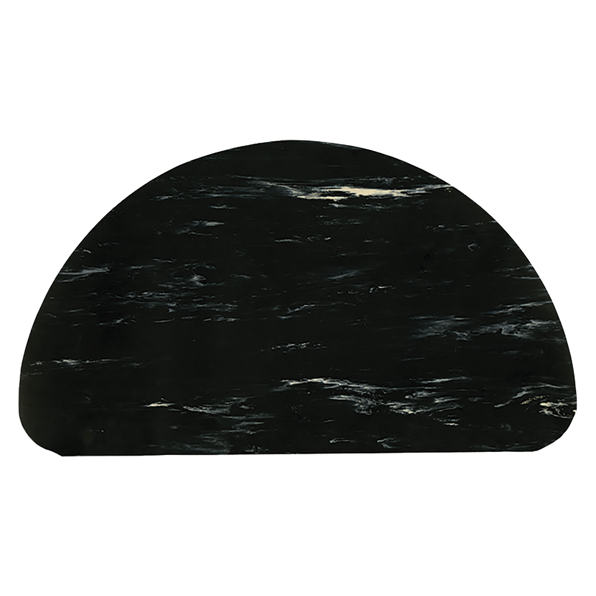 FootEase Mat, Half Circle, Marble, 3' x 4'