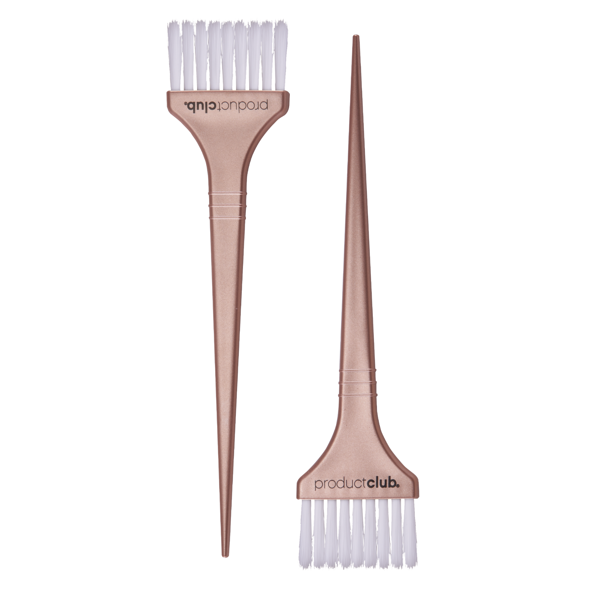 Rose Gold Couture Feather Bristle Brushes