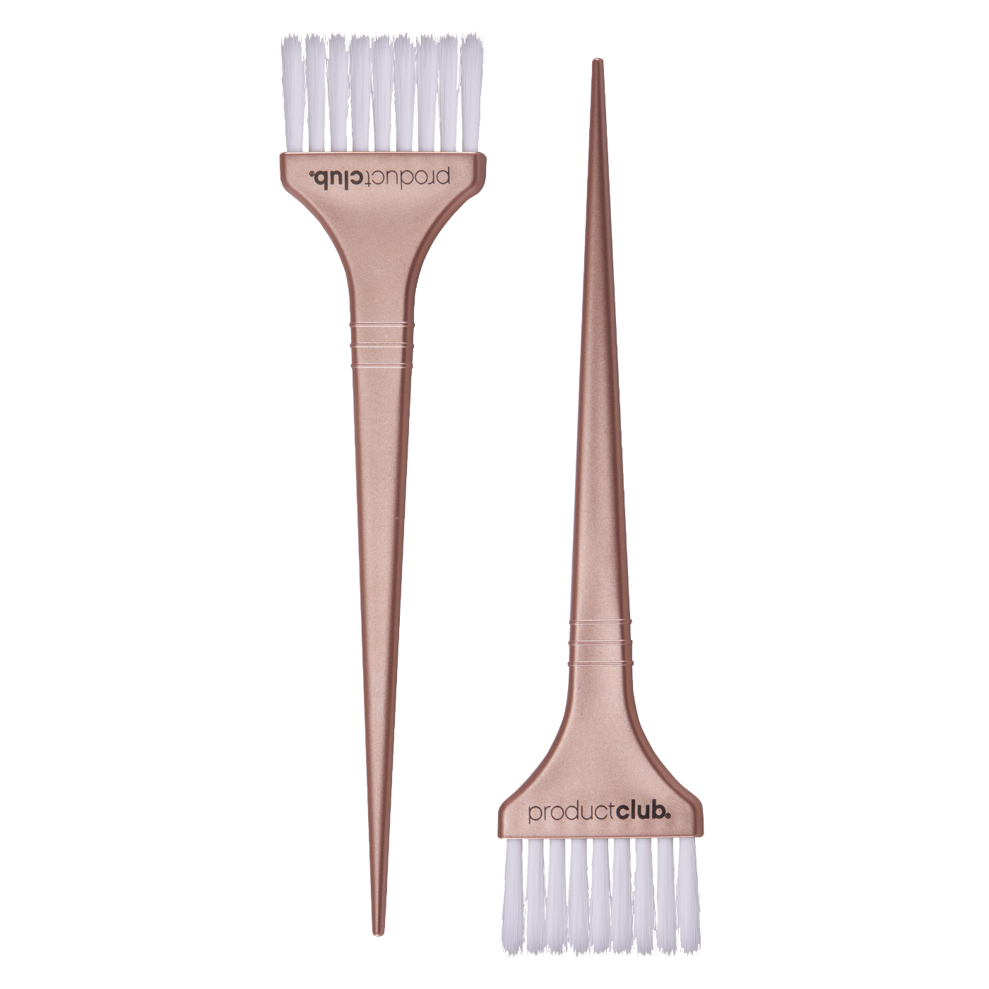 Rose Gold Couture Feather Bristle Brushes