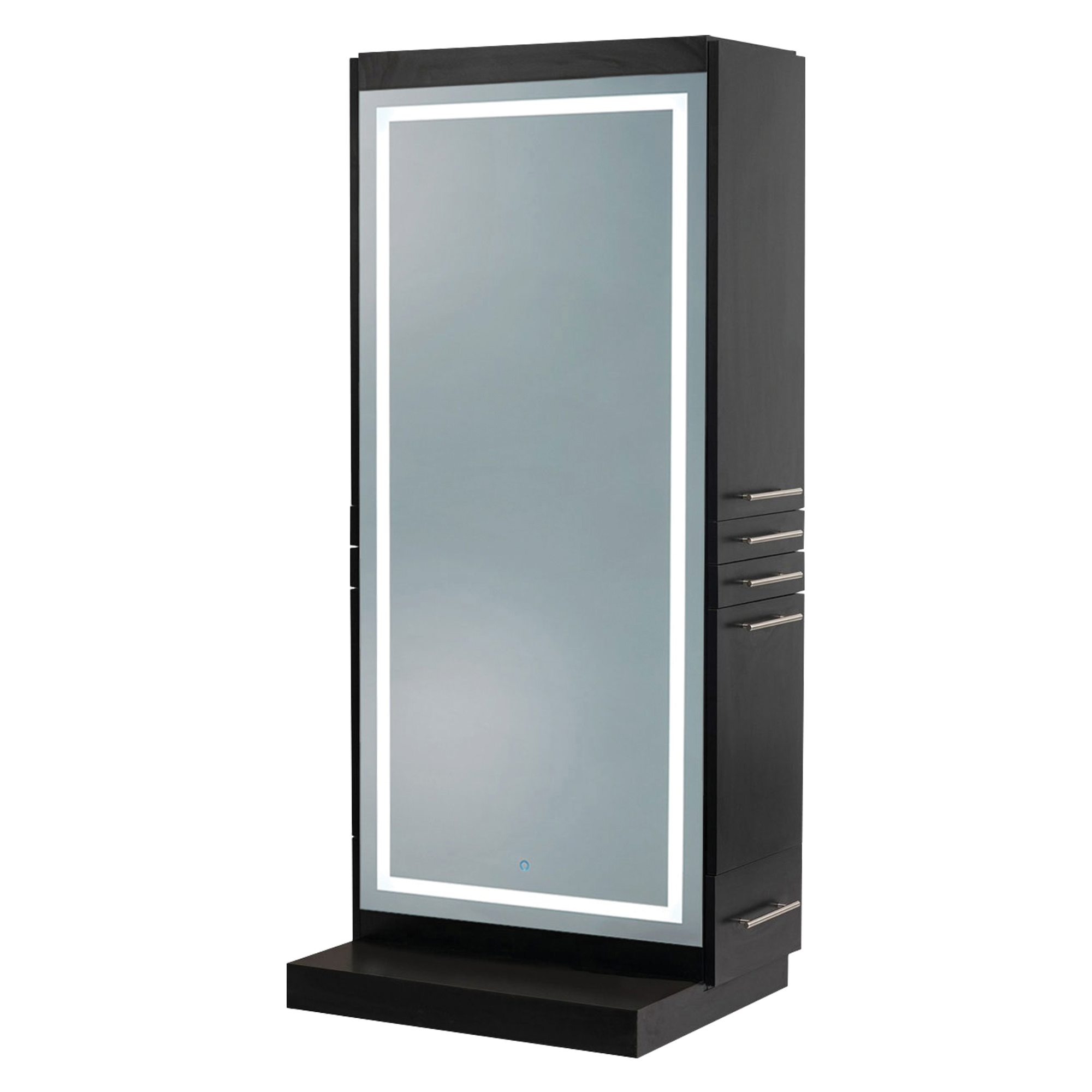 Zeus Styling Station with Mobile Base & LED Mirror