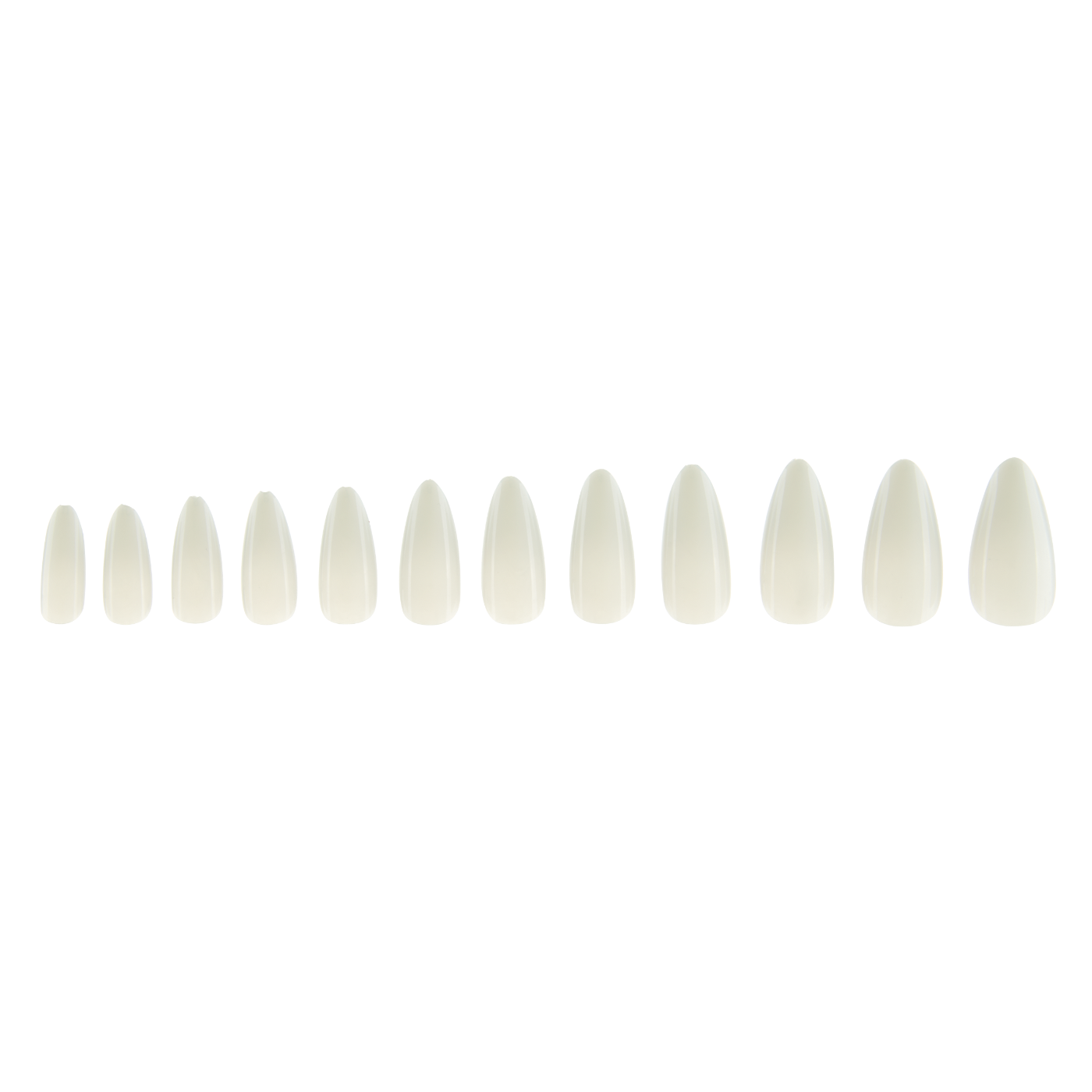 Almond Nail Tips Kit - Natural