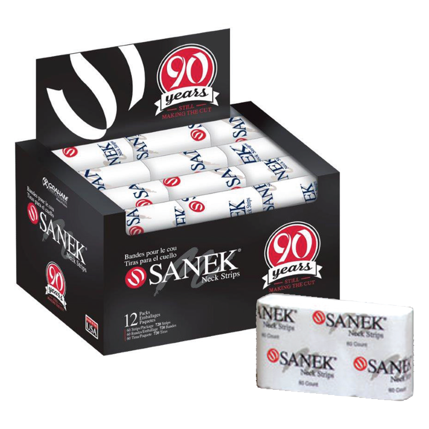 Sanek® Neck Strips - 12 packs