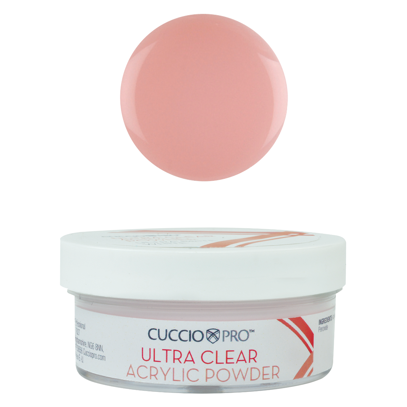 Ultra Clear Acrylic Powder - Pink