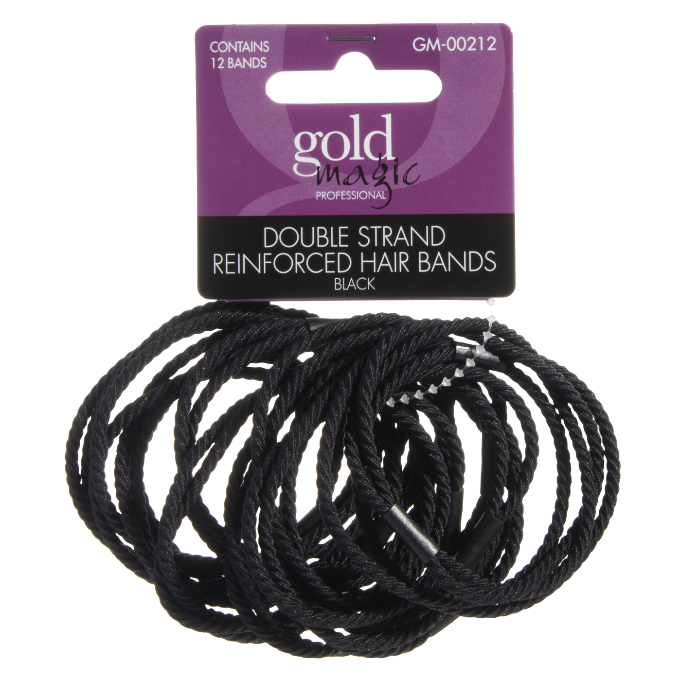 Reinforced Hair Bands - Double Strand, 12 pk.