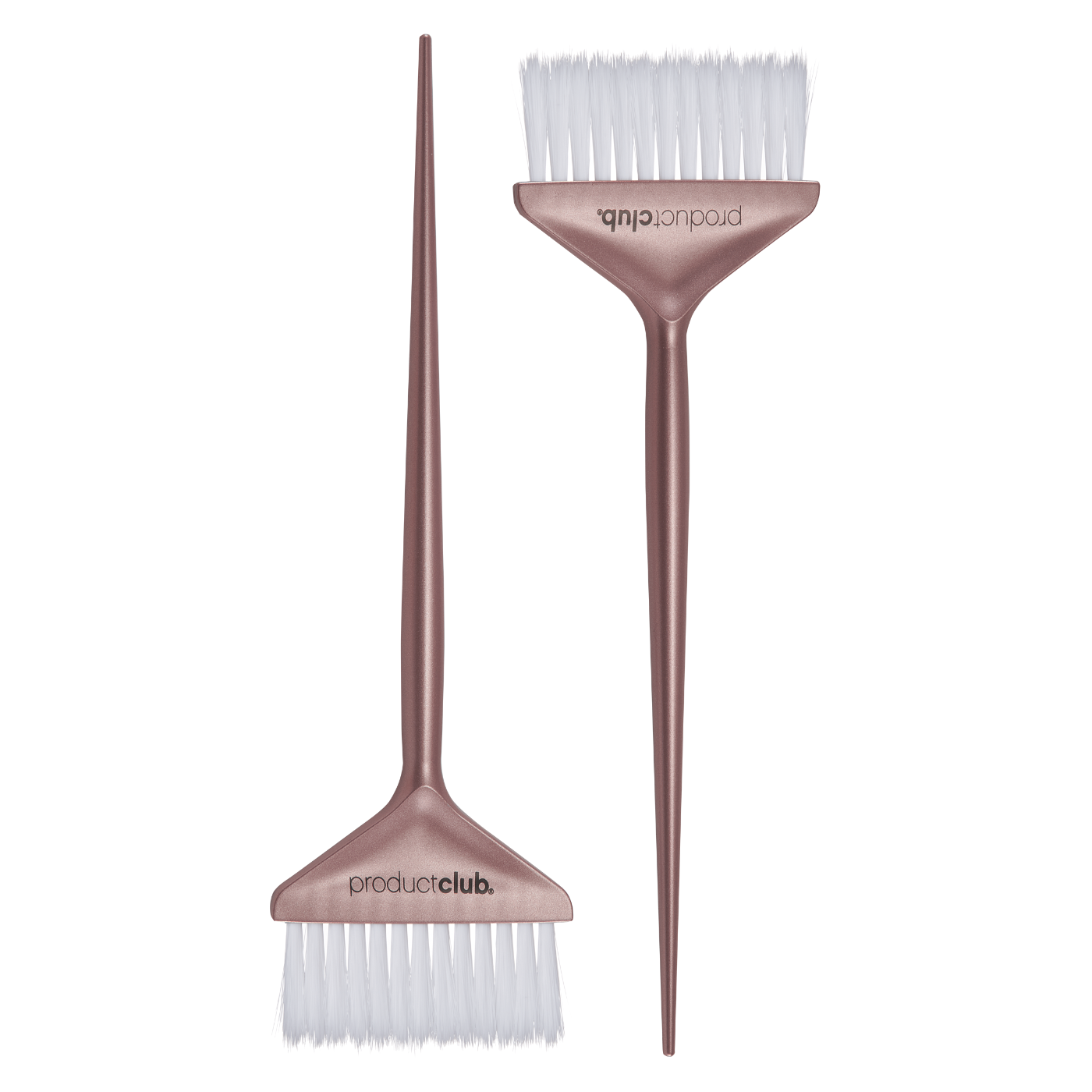 Rose Gold Couture Extra Wide Feather Bristle Brushes
