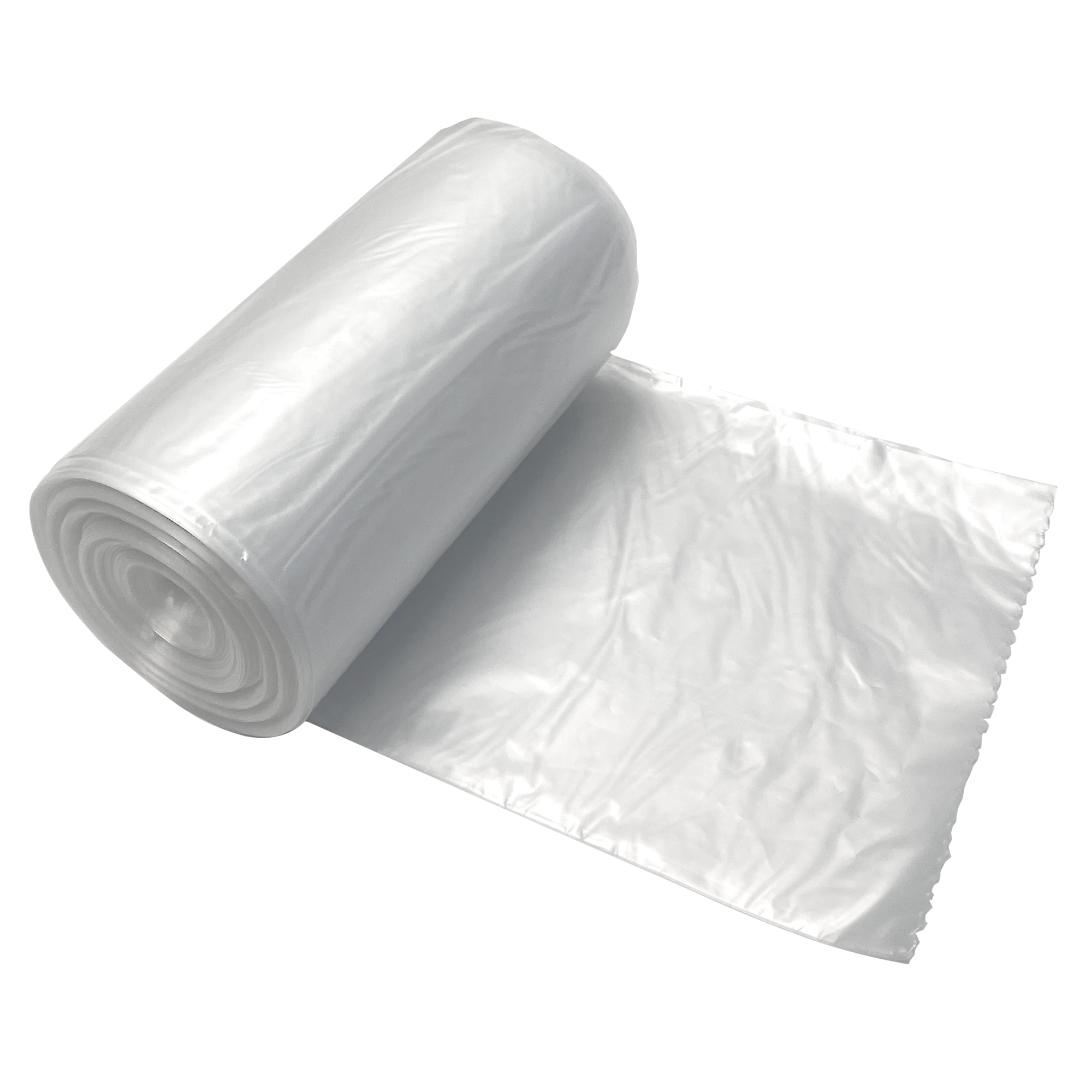 Trash Bags, 50 pk; Small Clear - 23.6" x 23.6"