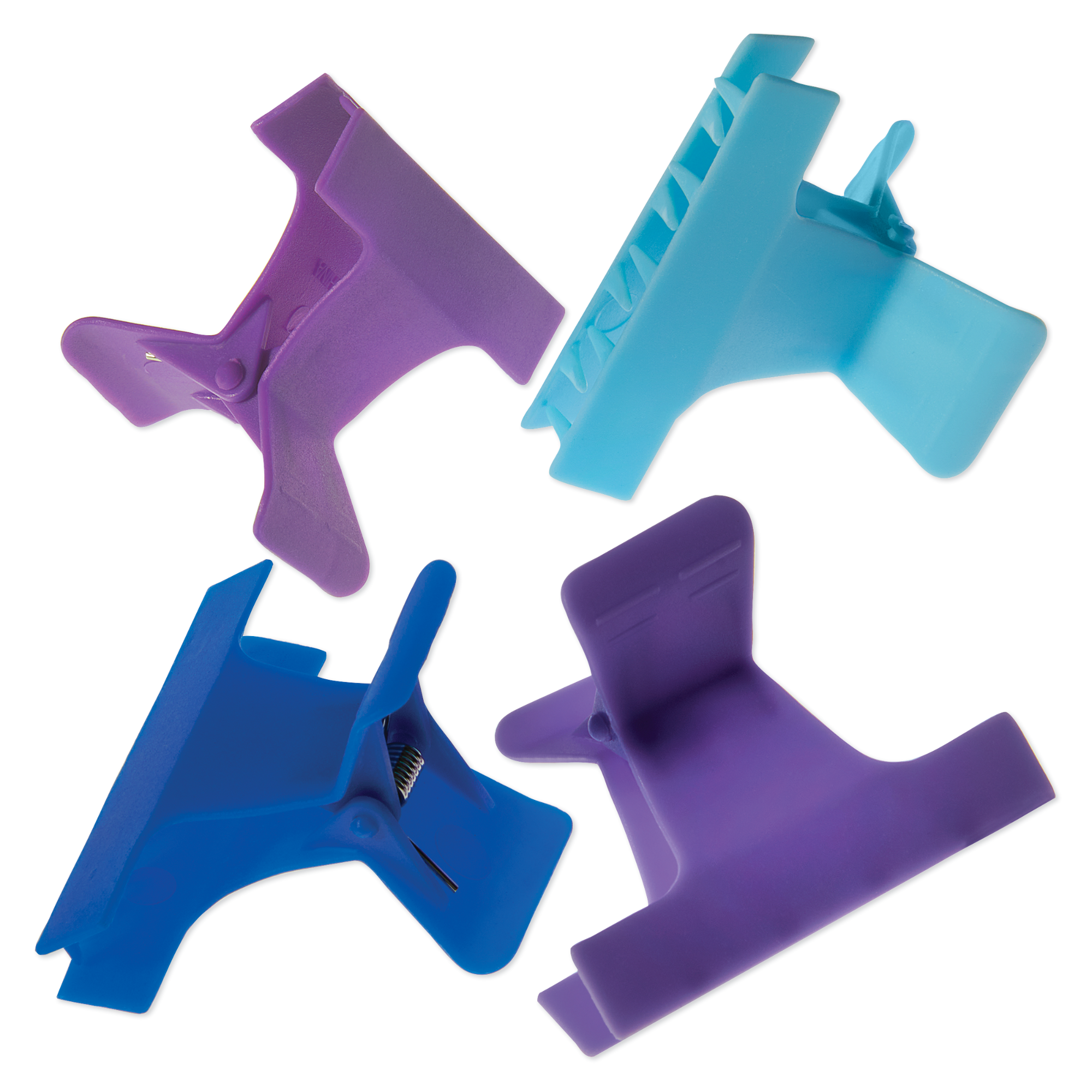 Butterfly Clamps, Colorful - 2"