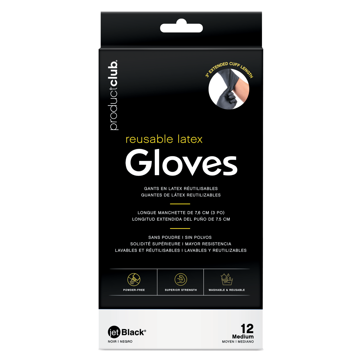 JBLG-12M Reuseable Hair Dye Gloves Medium