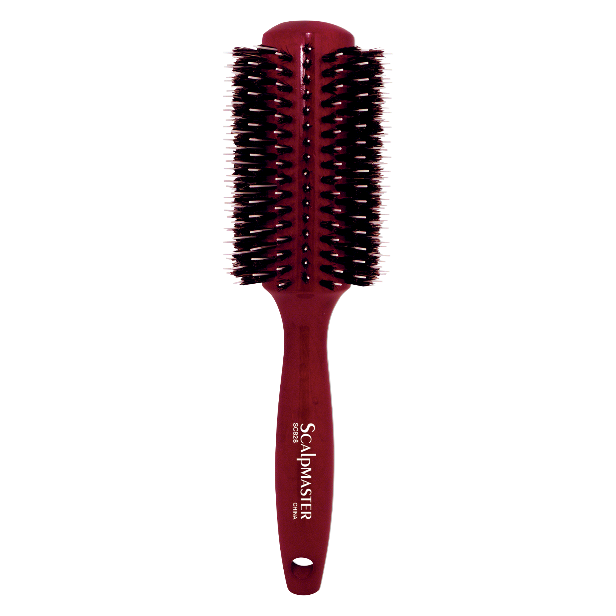 Porcupine Round Maple Wood Brush - 2-3/4"