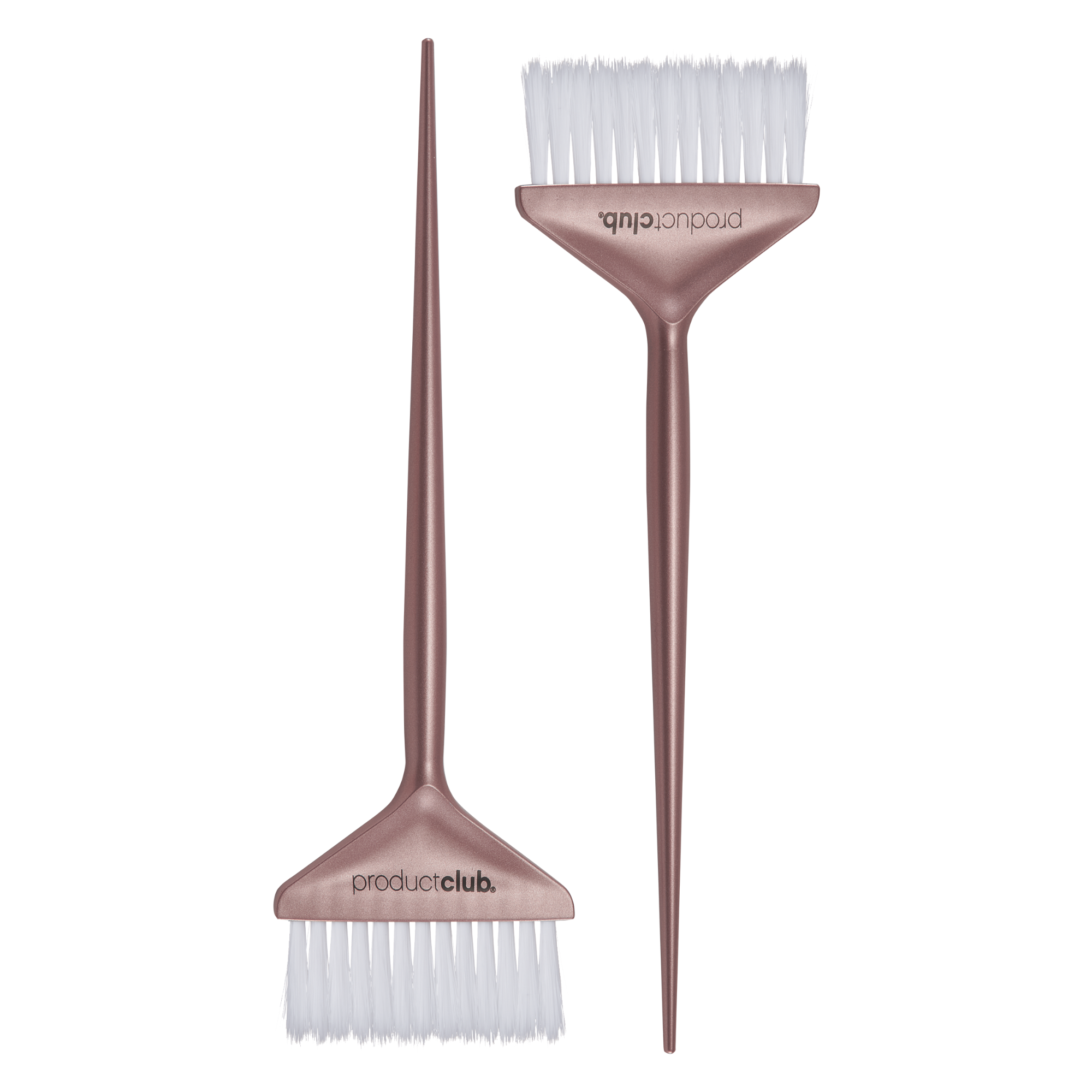 Rose Gold Couture Extra Wide Feather Bristle Brushes