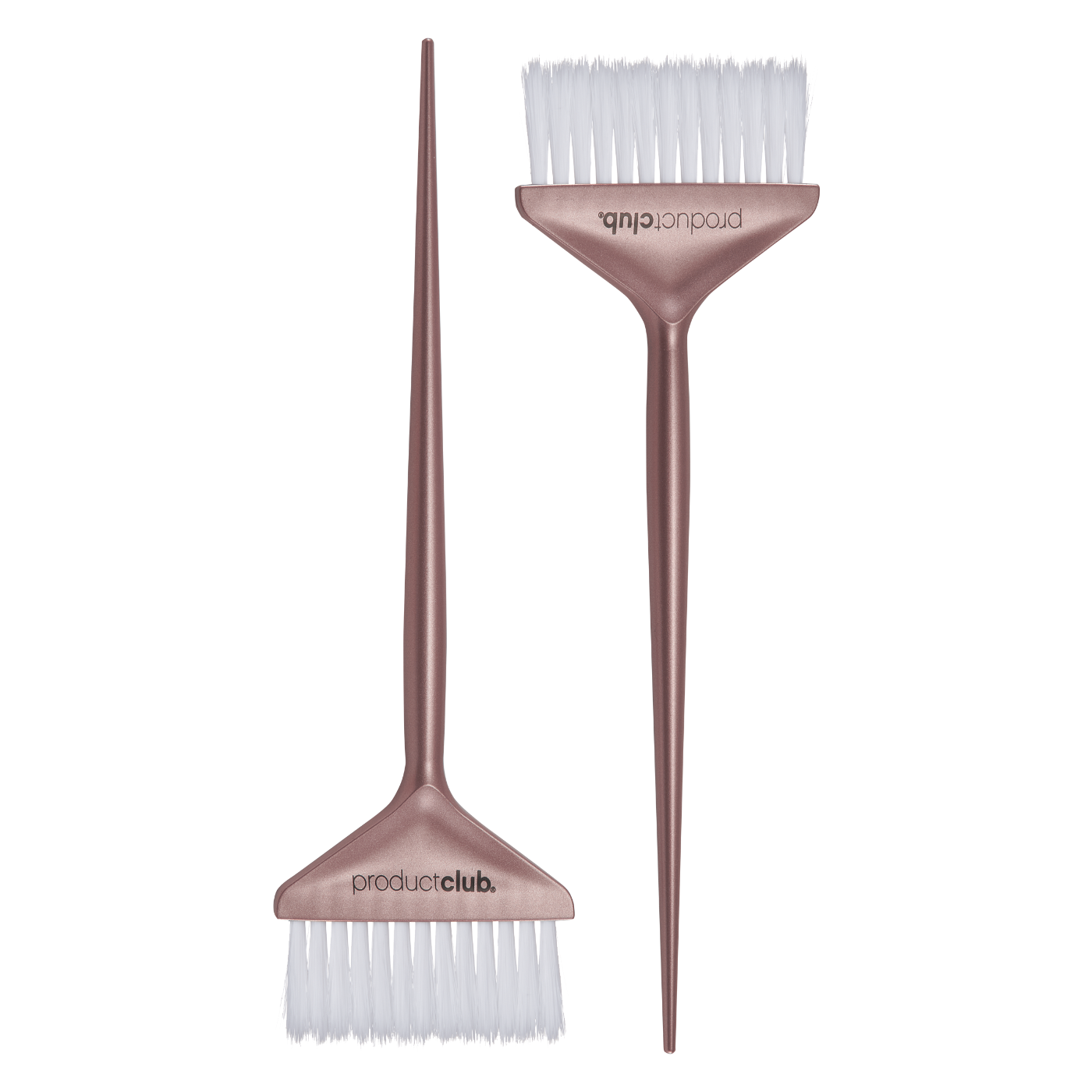 Rose Gold Couture Extra Wide Feather Bristle Brushes