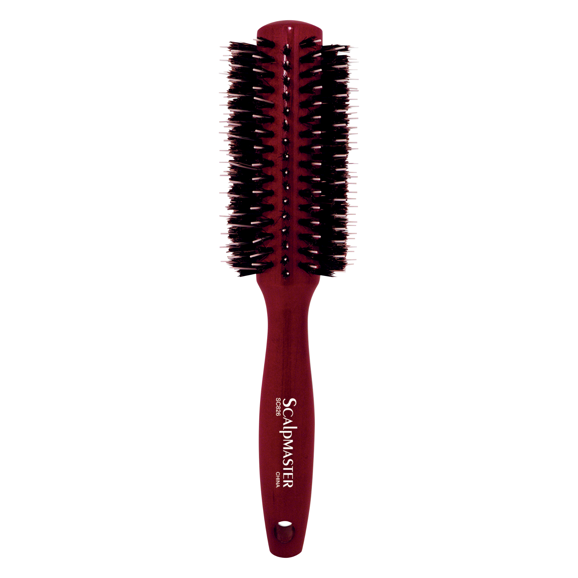 Porcupine Round Maple Wood Brush - 2-1/4"