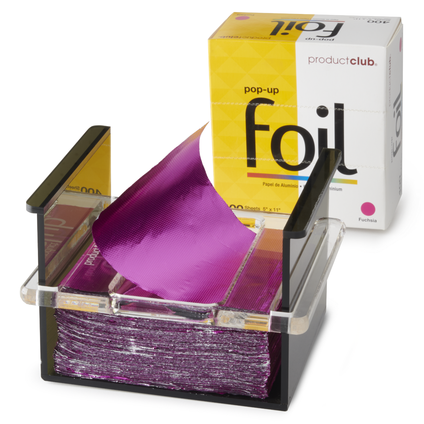 Pop-Up Foil Dispenser with FREE 5"x11" Fuchsia Pop-Up Foil