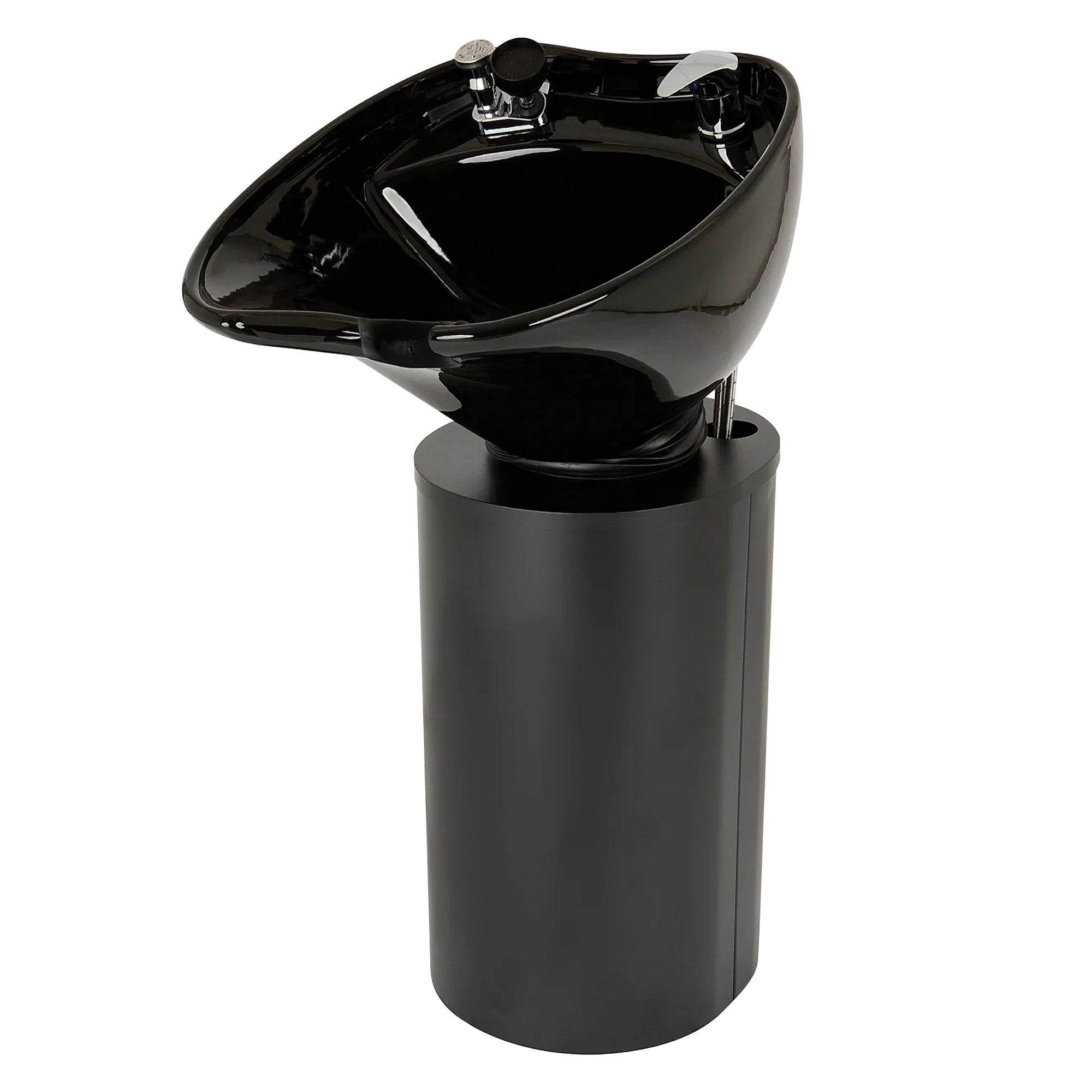 Paris Black Pedestal Shampoo Unit