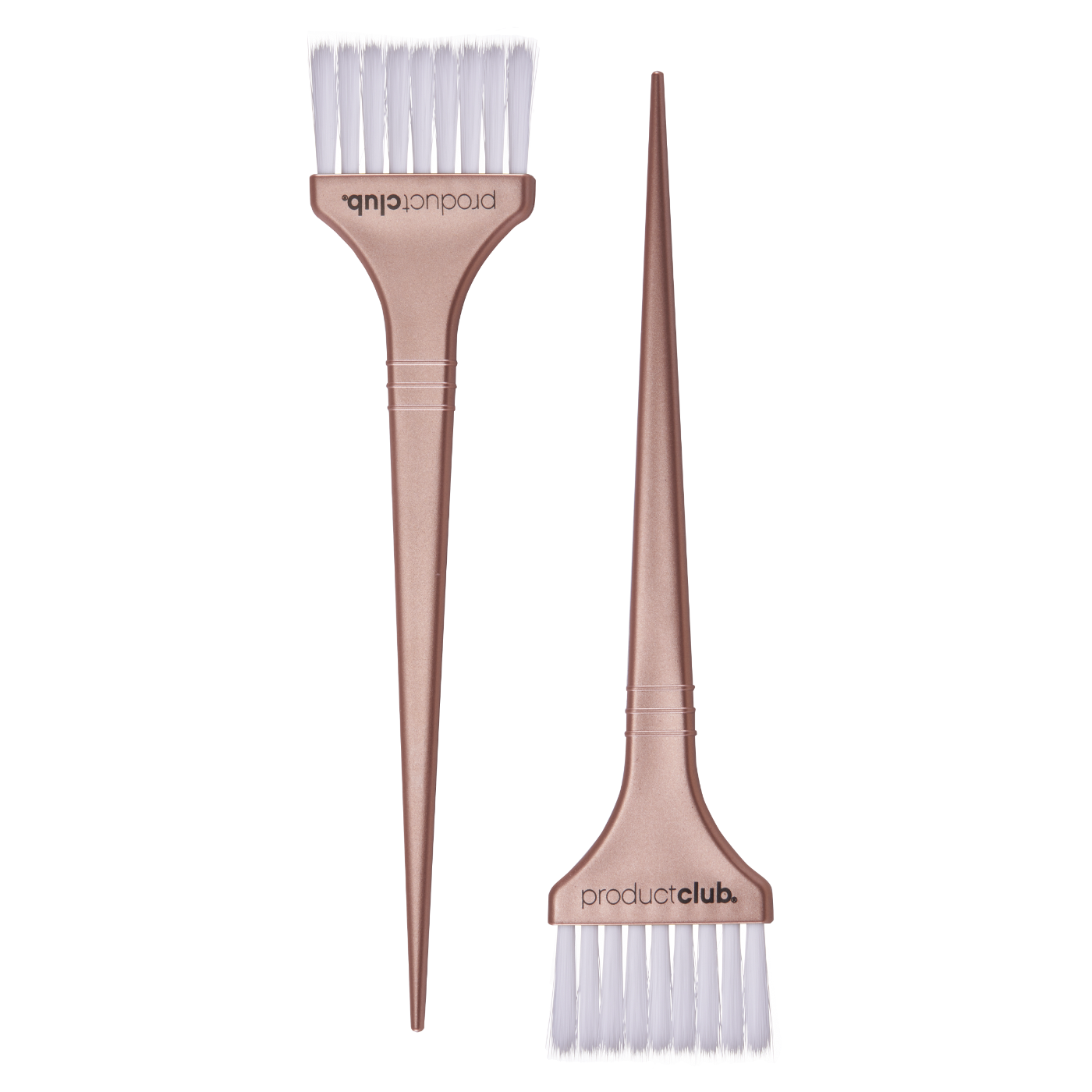 Rose Gold Couture Feather Bristle Brushes