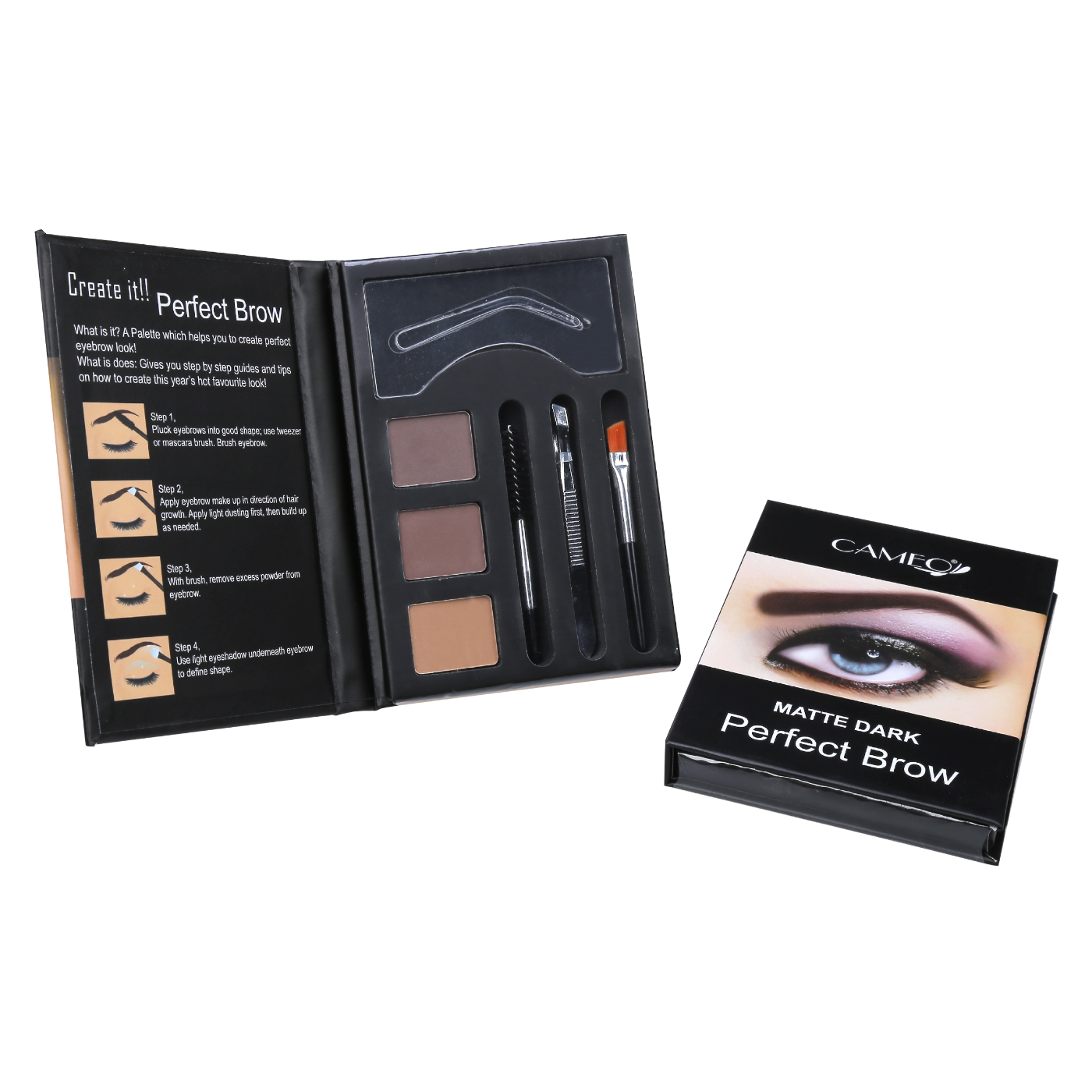 Perfect Brow Kit - Matte Dark