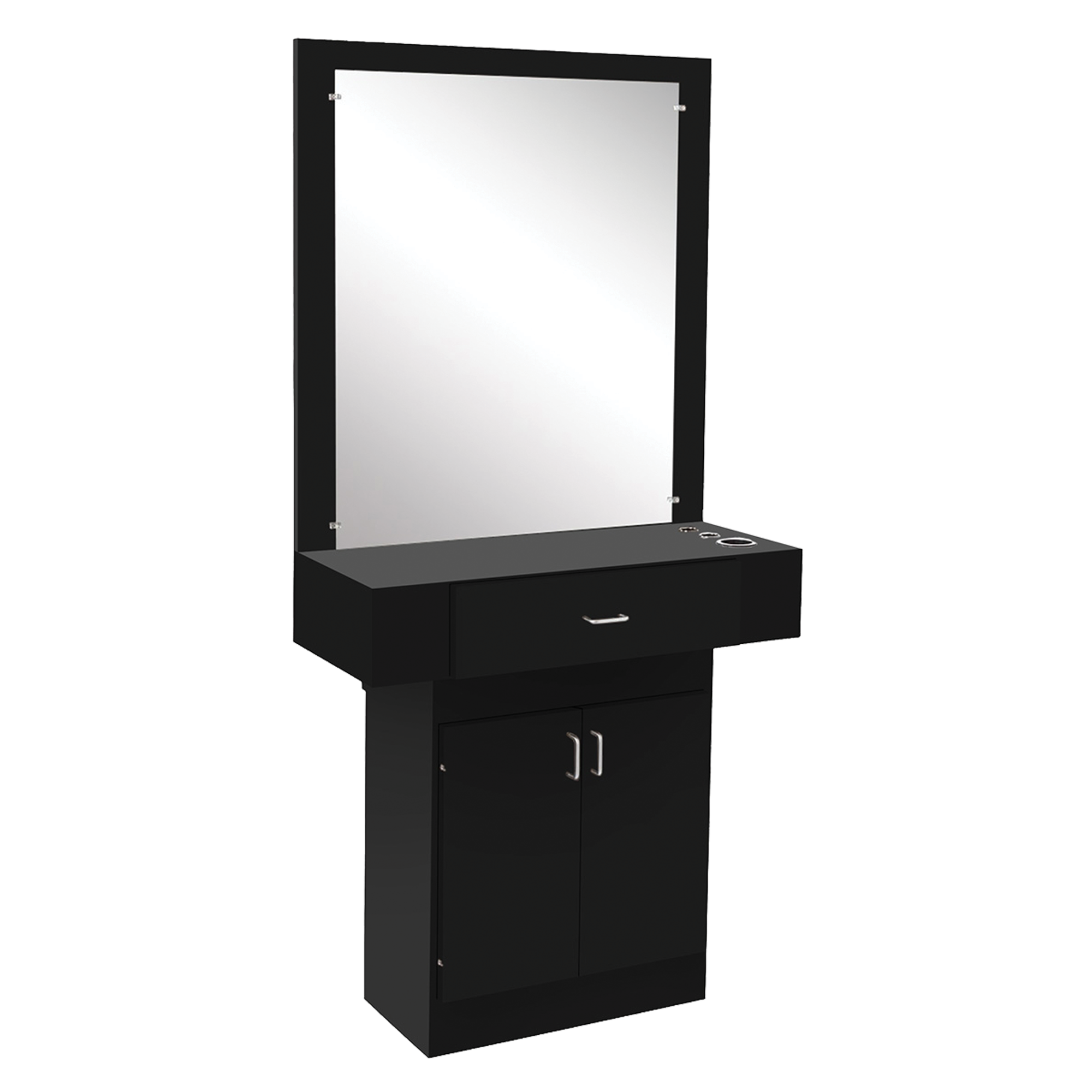 Econo Styling Station with Mirror and Backboard