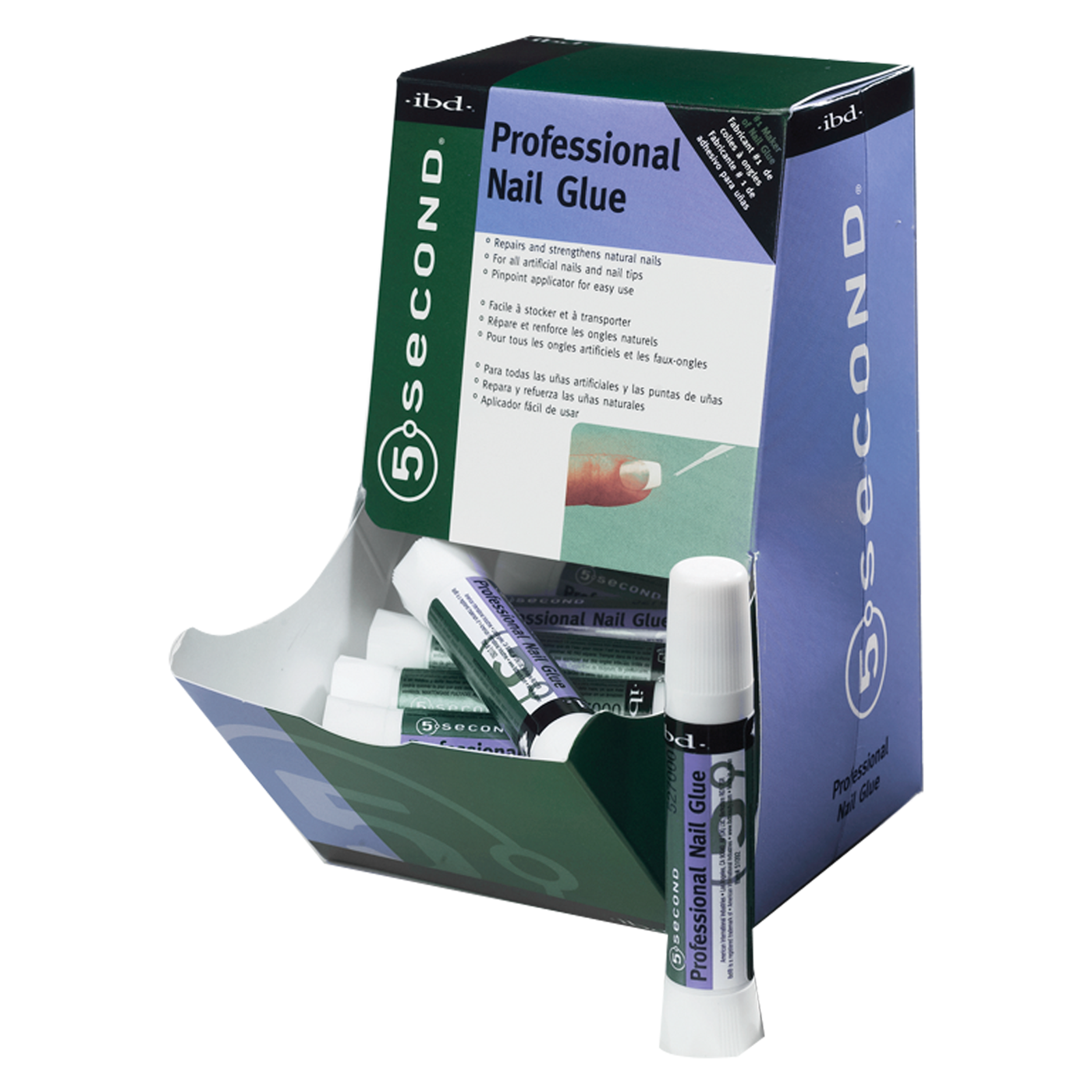 Nail Glue, 5 Second - Display of 12