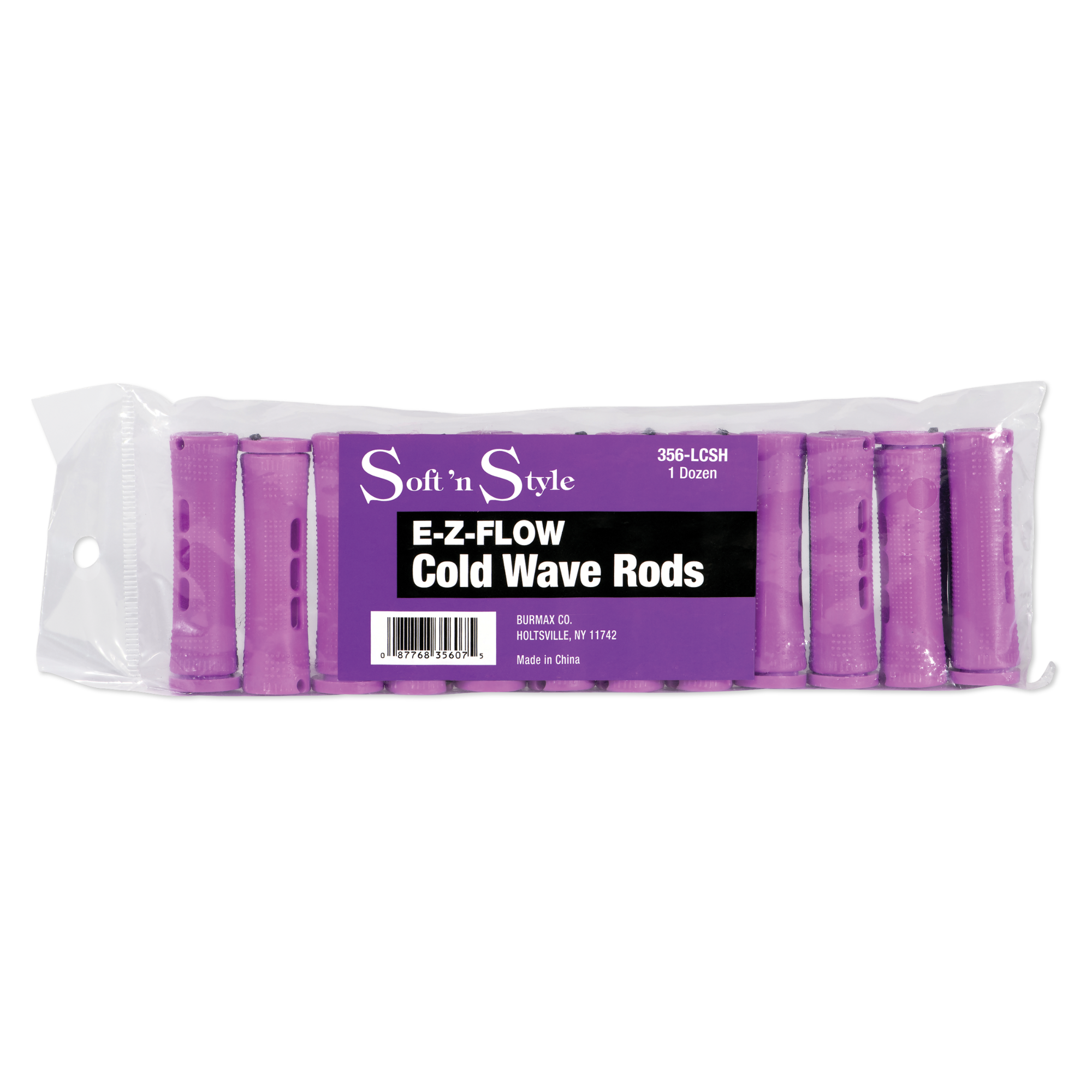 Concave Cold Wave Rods, Jumbo, Short Lilac, pack of 12