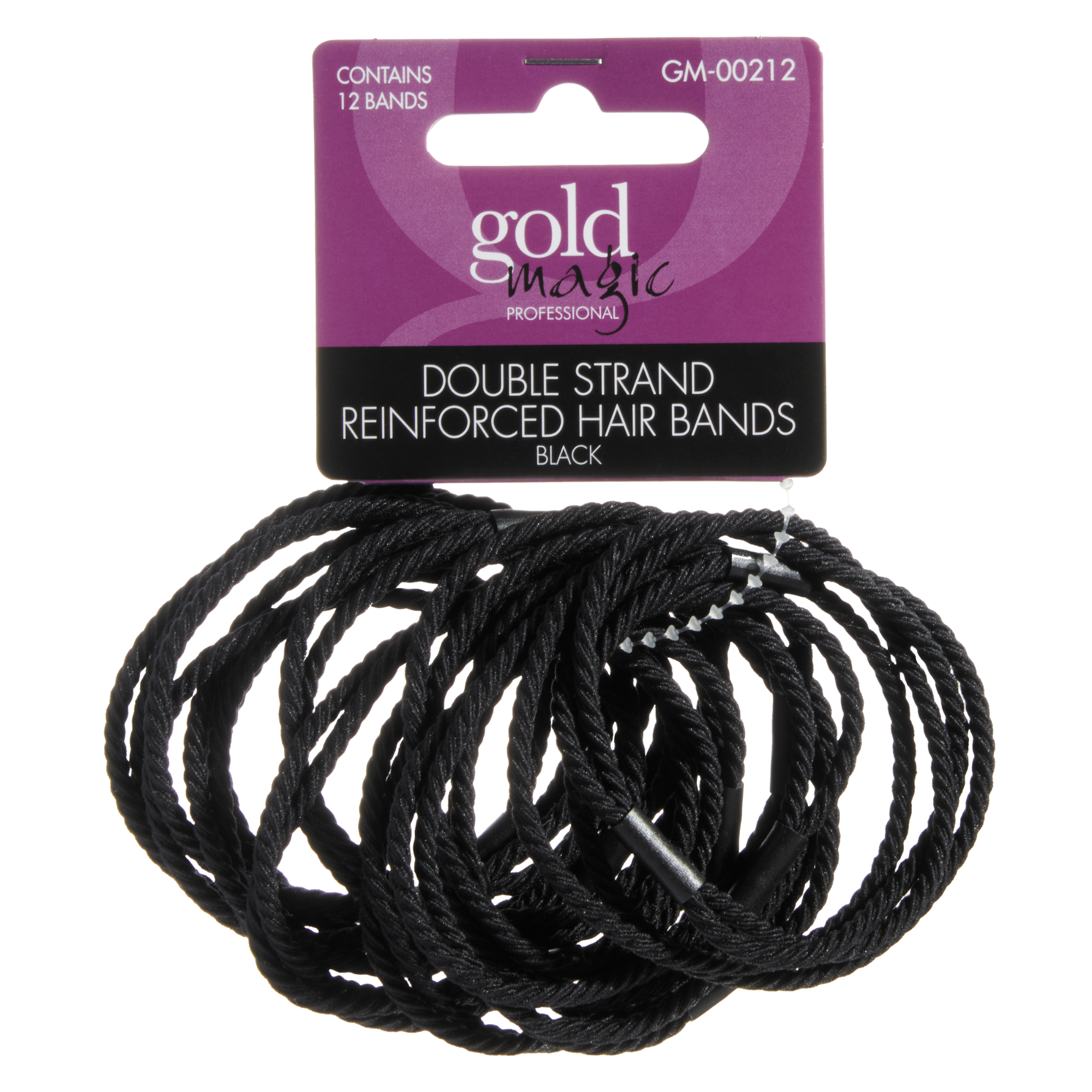 Reinforced Hair Bands - Double Strand, 12 pk.