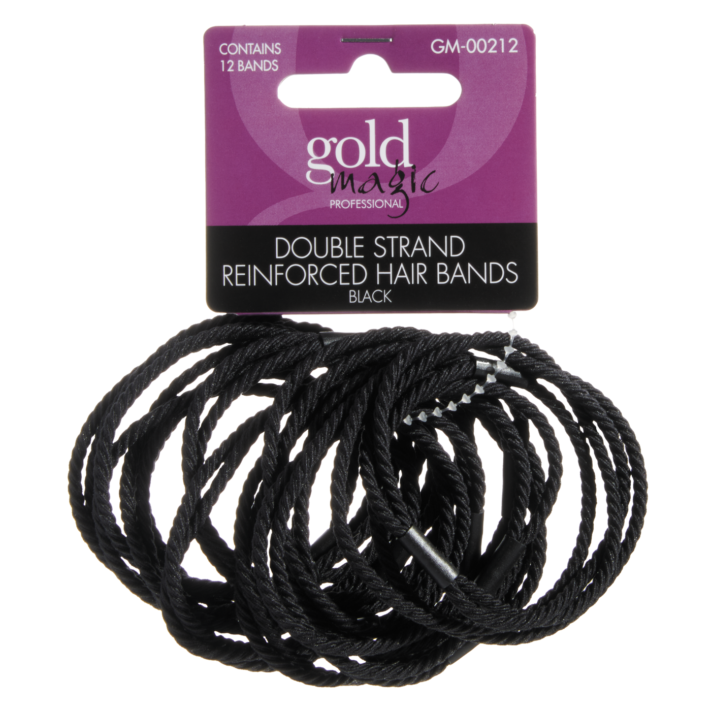 Reinforced Hair Bands - Double Strand, 12 pk.