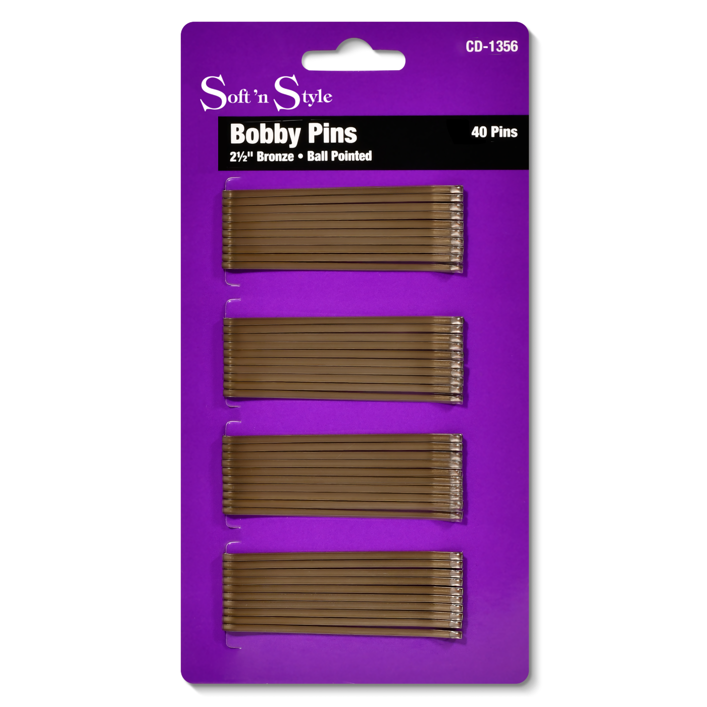 Bobby Pins, Extra-long, Bronze - 2-1/2"