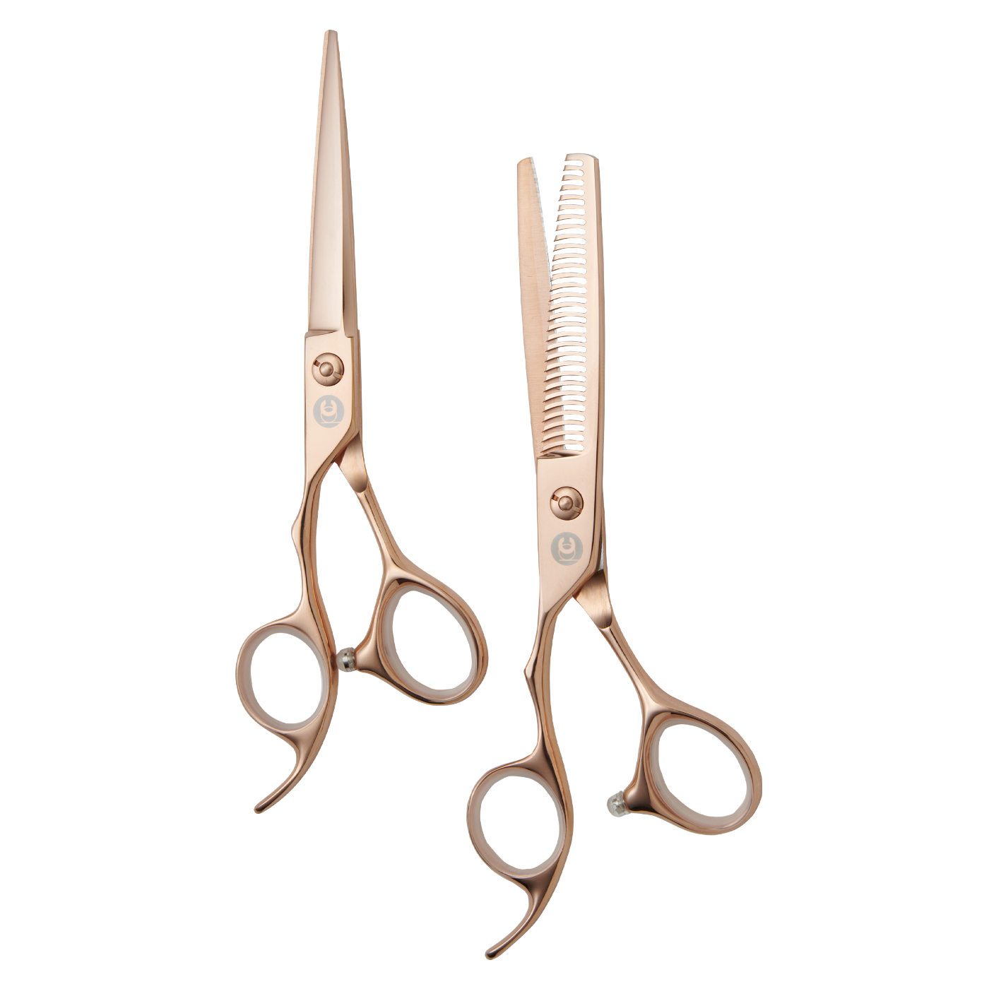 6" Rose Gold Shear Set - left-handed