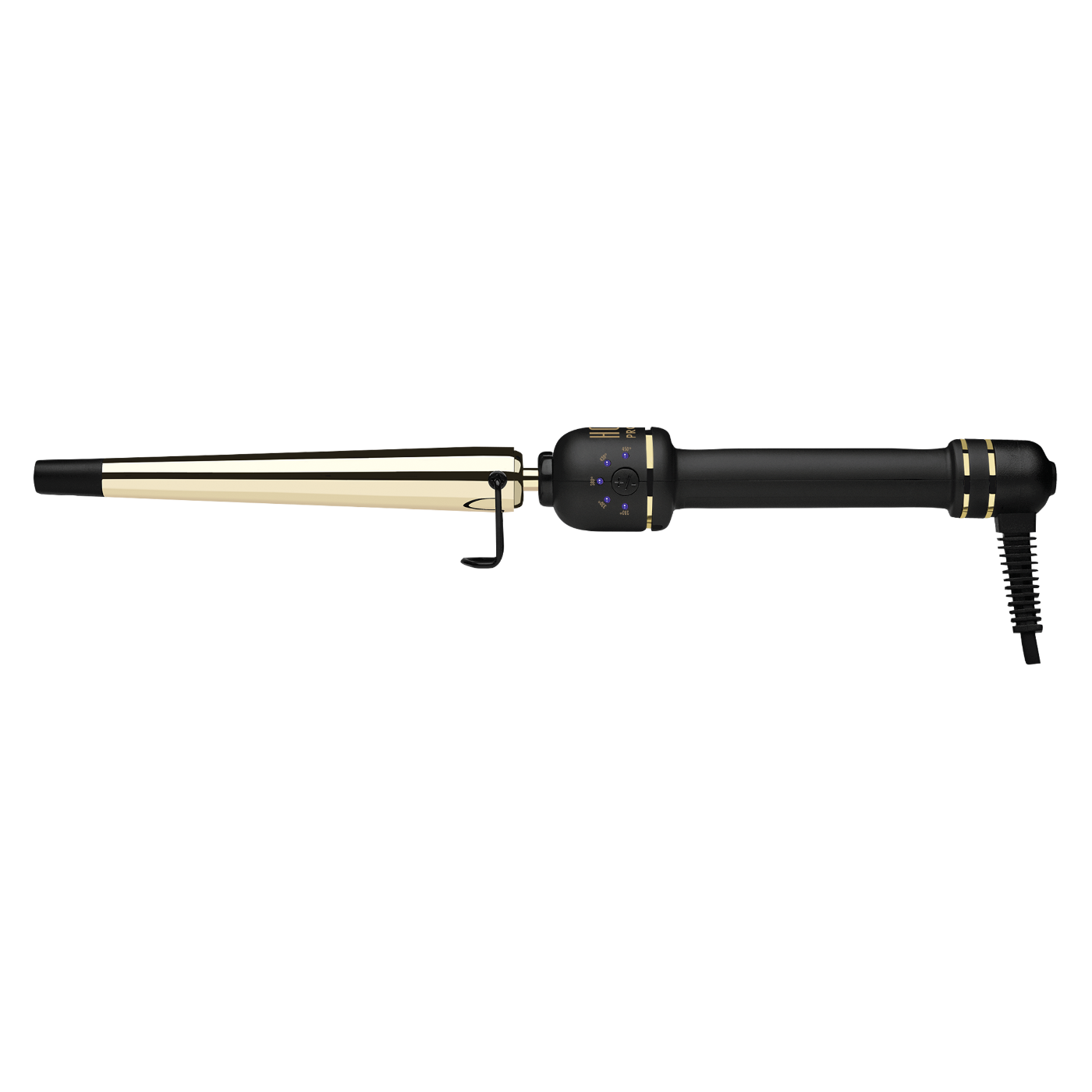 24K Gold Tapered Curling Wand - Extended Barrel