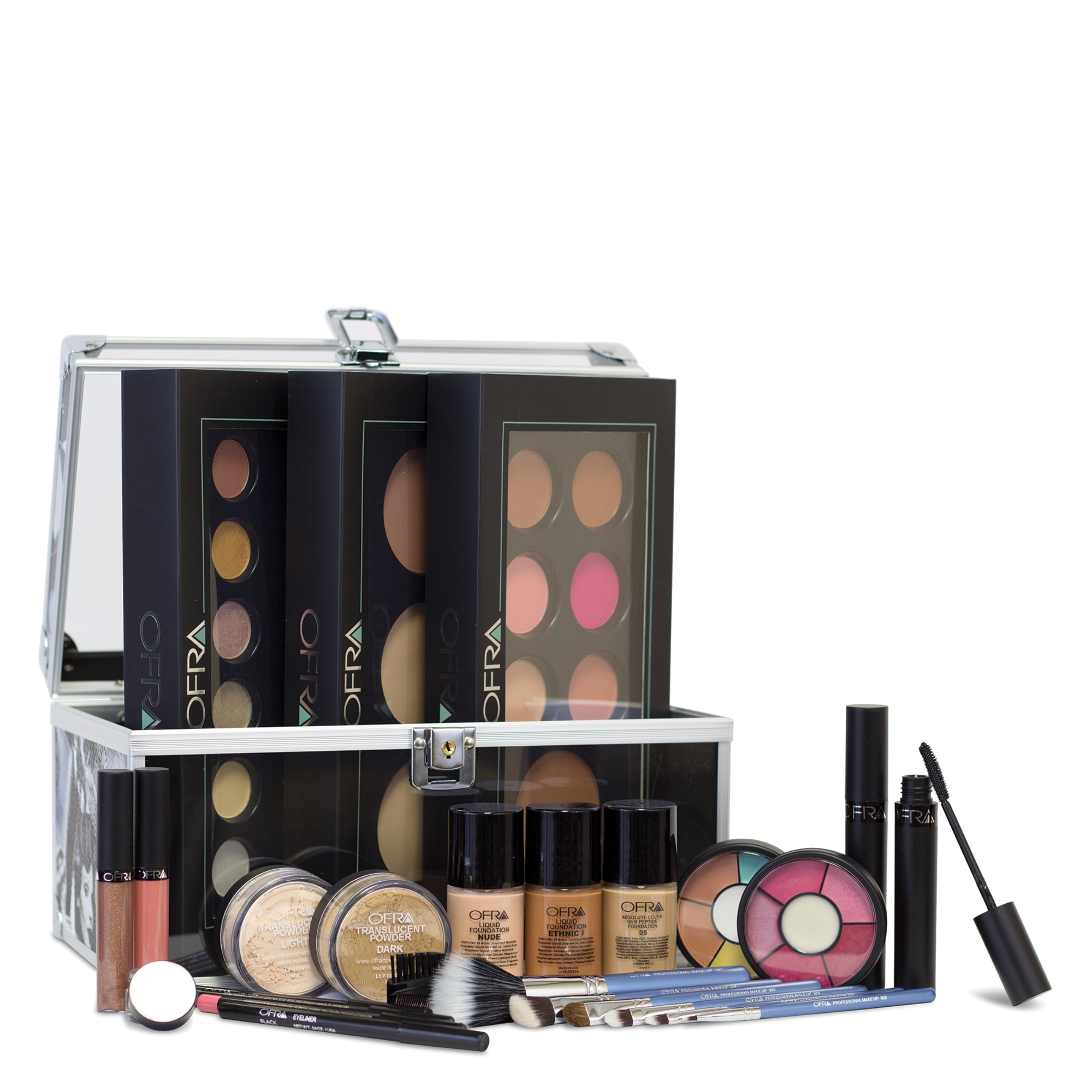 Professional Clear Case Makeup Kit