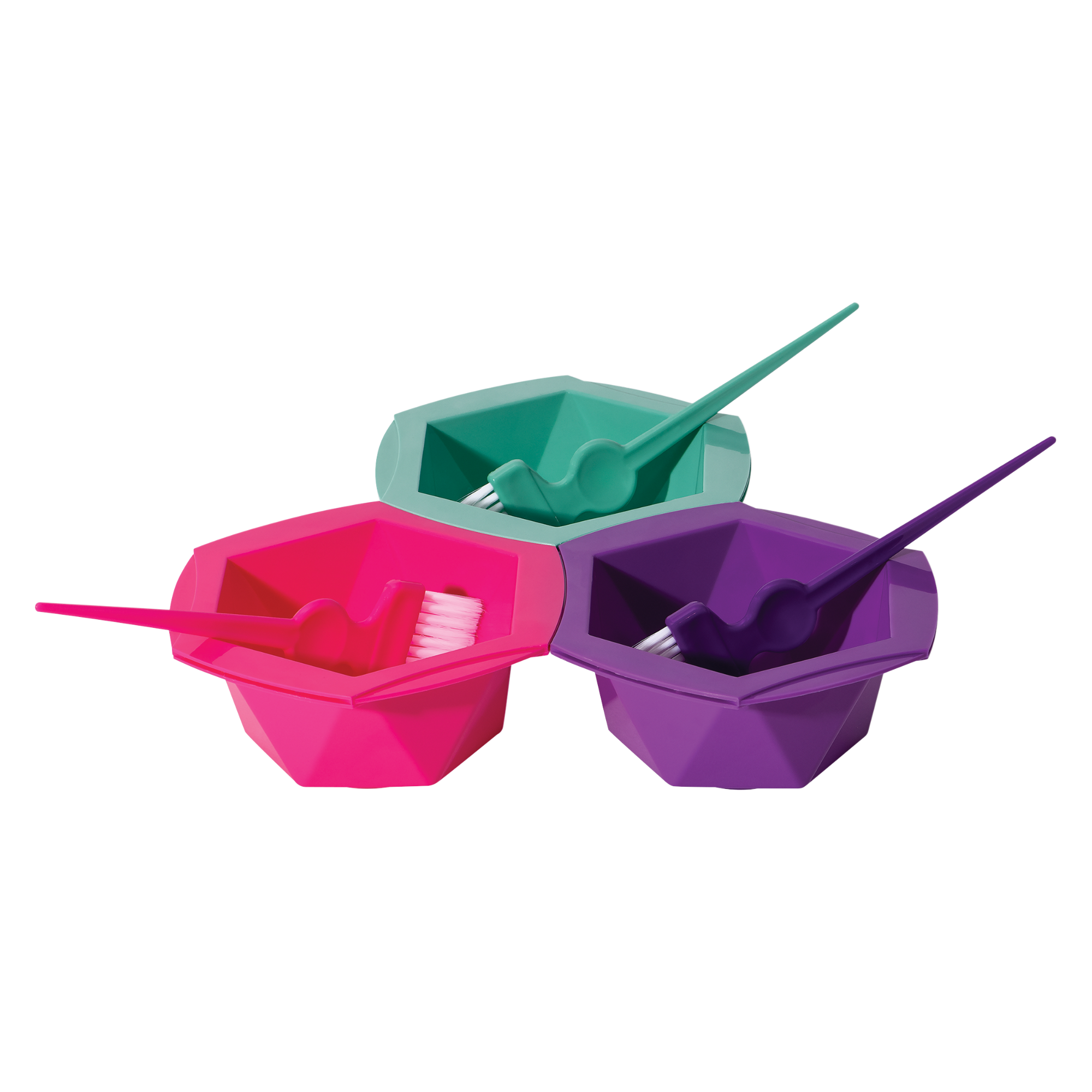 Interlocking Bowls and Brush Set