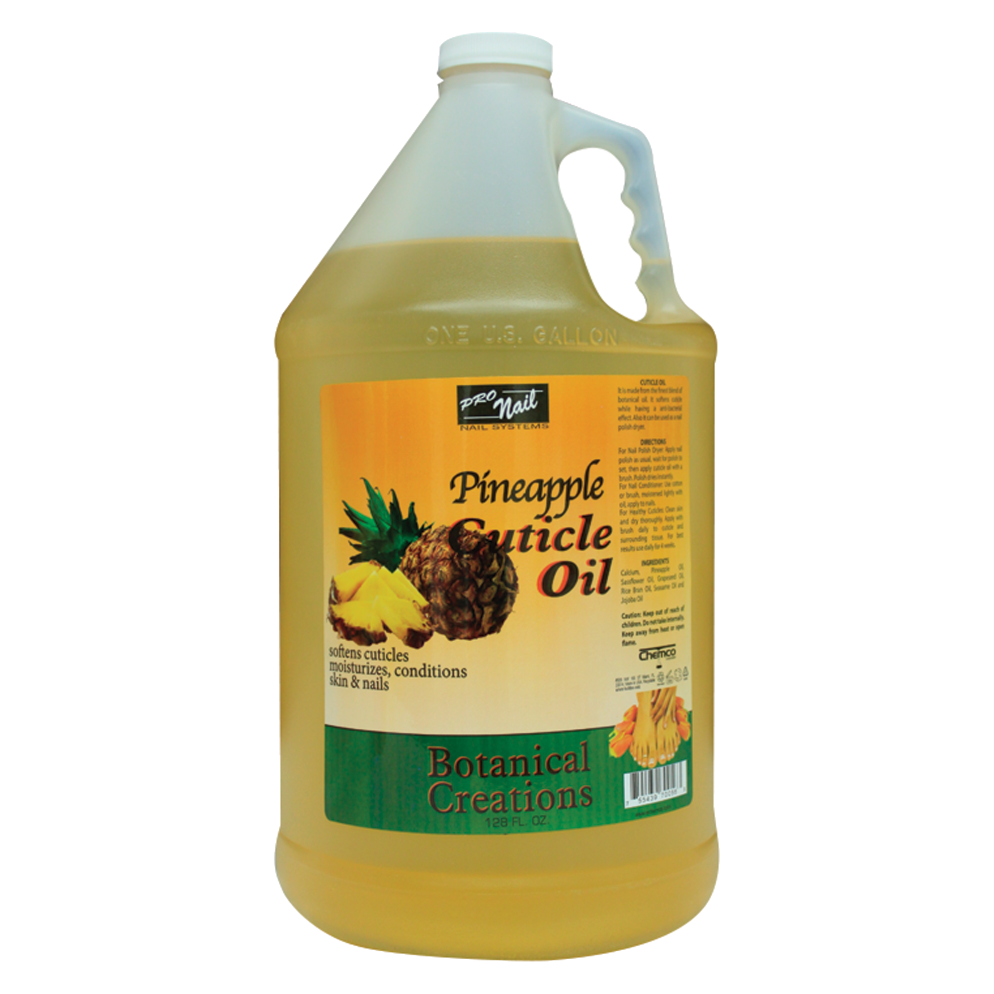 Cuticle Oil, Pineapple - 1 Gallon