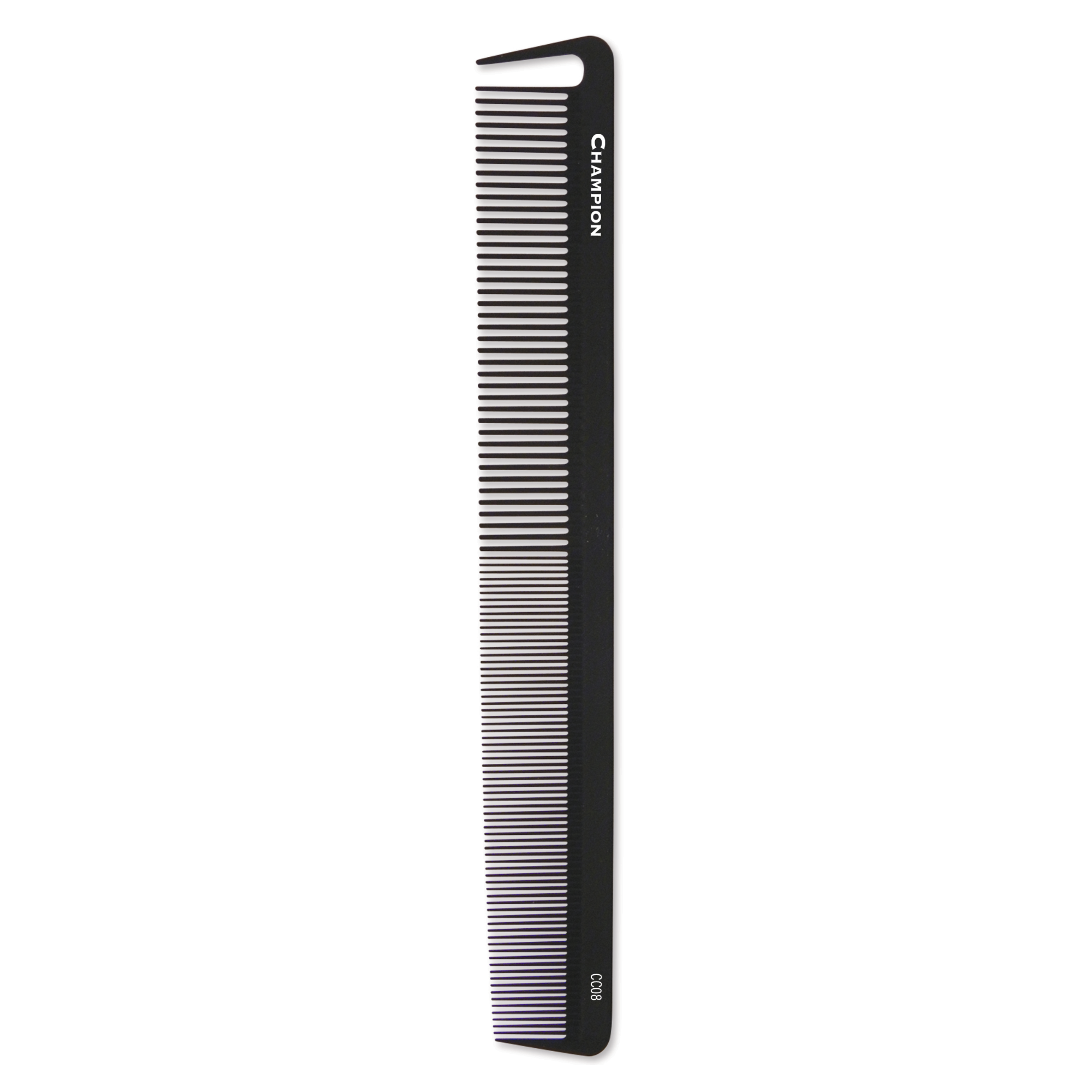 Carbon Cutting Comb with Sectioning Tooth - 8-1/2"
